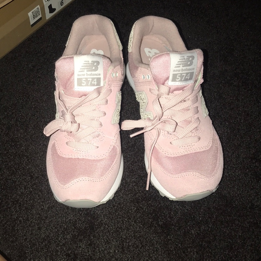 Light pink and grey new balances